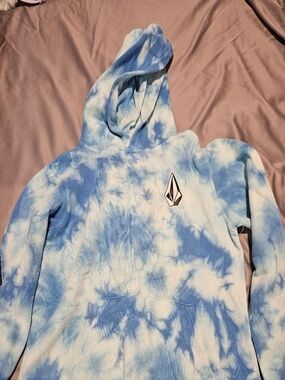 Boys Volcom Tie Dye Hood Fleece